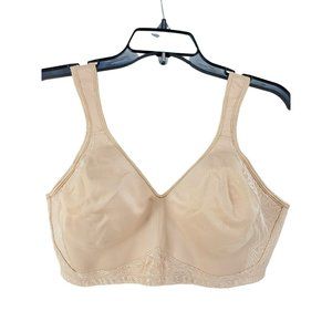 Playtex 18 Hour Cool Comfort Smoothing Bra Size 38DD Nude Wirefree
